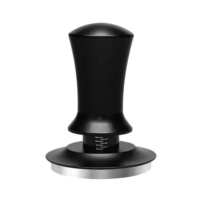 Tamper drukveer - Zwart bij Barista Huis