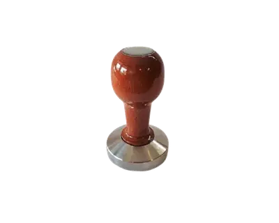 Tamper Hout/Roestvrij Staal 57 mm bij Bocca Coffee