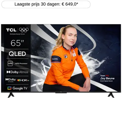 TCL 65T69C - Ultra HD 4K - QLED-tv - 65 inch - 2025 bij MediaMarkt