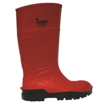 Techno Boots PU Laars S4 Rood bij WorkWear4All