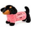 Teckel (I Love You Long Time) Pluche Knuffel Hond 30 cm bij TopKnuffels