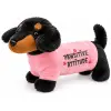 Teckel (Pawsitive Attitude) Pluche Knuffel Hond 30 cm bij TopKnuffels
