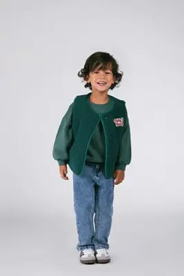 teddy bodywarmer groen bij Wehkamp