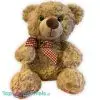 Teddybeer Luc met Strik Pluche Knuffel 28 cm bij TopKnuffels