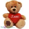 Teddybeer Nora Bruin met Hart Pluche Knuffel 15 cm bij TopKnuffels