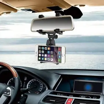 Telefoonhouder voor binnenspiegel auto - universeel bij Mobile Supplies