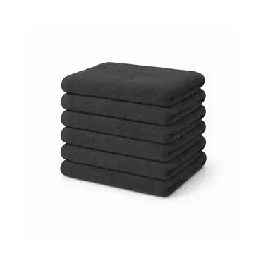 Ten Cate Handdoeken set - Badhanddoeken - 70x140 cm - 6 stuks - Antraciet bij Leen Bakker