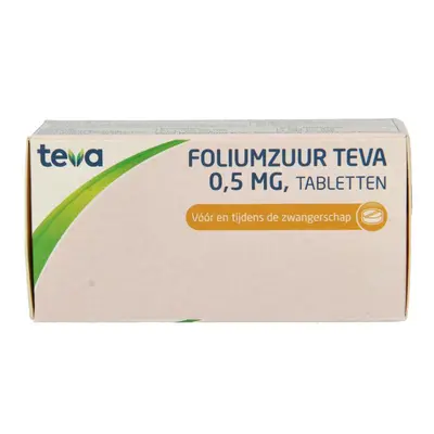 Teva Foliumzuur 0.5Mg bij Vitatheek