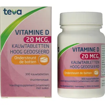 Teva Vitamine D 20 Mcg 800Ie bij Vitatheek
