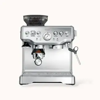 The Barista Express (Brushed Stainless Steel) bij Blommers Coffee Roasters