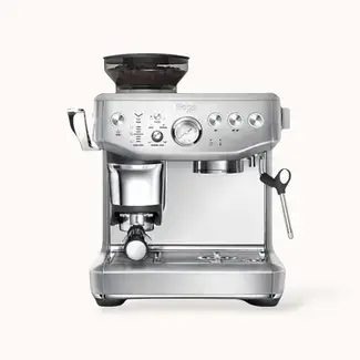 The Barista Express Impress (Brushed Stainless Steel) bij Blommers Coffee Roasters