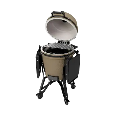 The Bastard PRO Large Desert Sand kamado BBQ bij Kolenboertje