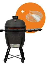 The Columbus Pro Line Large Urban Grey Compleet Kamado bij Amagard