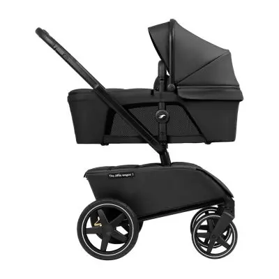 The Jiffle Kinderwagen Wagon 2 Black bij Baby-Dump