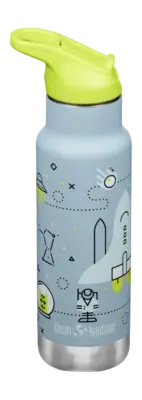 Thermosfles Klean Kanteen Kids Classic Narrow 355ml Flip Seal Sport Cap Launch Plan bij Outdoorsupply