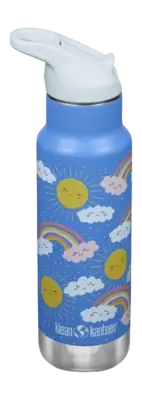 Thermosfles Klean Kanteen Kids Classic Narrow 355ml Flip Seal Sport Cap Rainbows bij Outdoorsupply