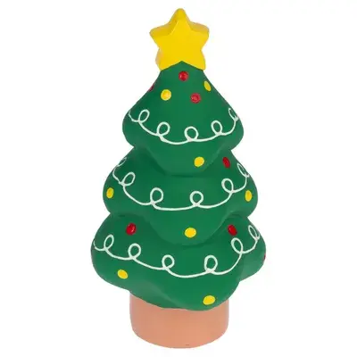 TIAKI hondenspeelgoed latex kerstboom Ø 9 x L 18 cm bij Zooplus