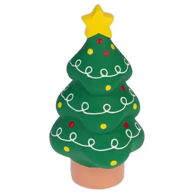 TIAKI hondenspeelgoed latex kerstboom Ø 9 x L 18 cm bij Bitiba