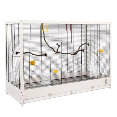 TIAKI Houten Vogelkooi Robin XXL L 113,4 x B 53 x H 81,7 cm bij Bitiba