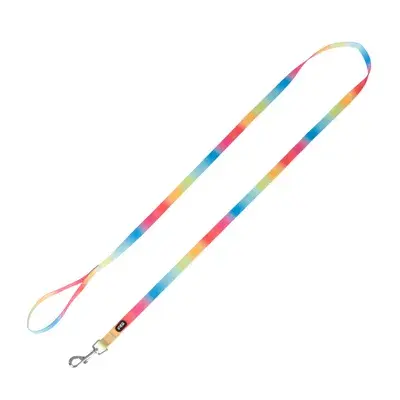 TIAKI Regenboog hondenriem Maat L: 200 cm lang, 25 mm breed bij Bitiba