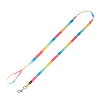 TIAKI Regenboog hondenriem Maat M: 200 cm lang, 20 mm breed bij Zooplus
