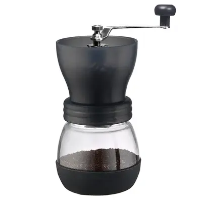 Tiamo Handkoffiemolen Zwart bij Koffiewarenhuis