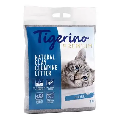 Tigerino Premium Kattenbakvulling - Sensitive (zonder parfum) 12 kg bij Bitiba