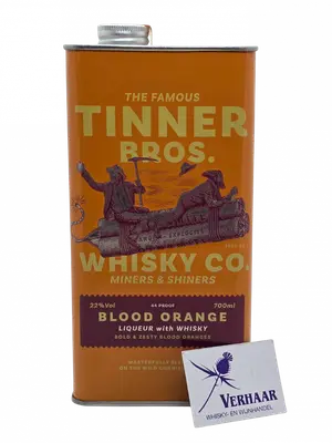 Tinner Bros Blood Orange Whisky Likeur bij Whiskyshop.nl