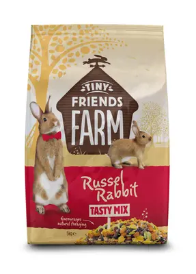 Tiny Friends Farm Russel Rabbit - Konijnenvoer - 2.5 Kilogram bij Welkoop