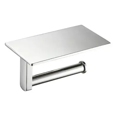 Toiletrolhouder 18 cm chroom bij Voordelig Design Sanitair