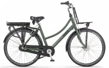 Tomos EB 15 - military green matt - elektrische transportfiets bij Fietsoptimaal