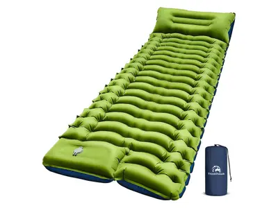 Travelhawk zelfopblazende slaapmat - Green bij Obelink