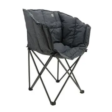 Travellife Lago Stoel Cross - Stormy Grey bij Bax Recreatieshop