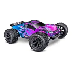 Traxxas Rustler 4X4 HD VX3 Brushless, Paars bij GearRC