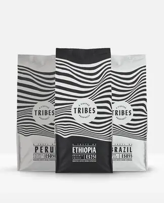 Tribes Koffiebonen Proefpakket - 3 x 1kg bij CoffeeMeister