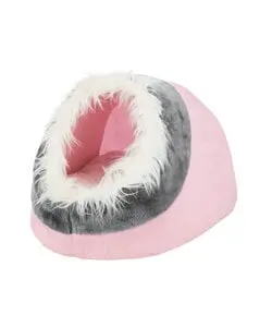 Trixie kattenmand iglo Minou roze/grijs (41x35x26 cm) bij Ecodiervoeding