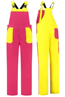 Tuinbroek 2-kleurig polyester-katoen bij Wear2work