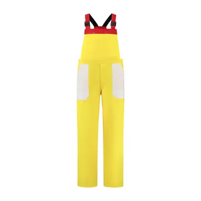 Tuinbroek 3-kleurig Geel-Rood-Wit bij Wear2work