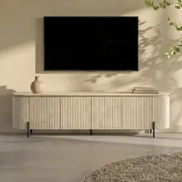 TV meubel travertin bij LUMZ