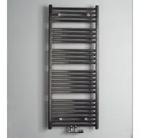 Tweedekans - Instamat Calda badkamerradiator 148 x 60 cm (H x L) antraciet metallic bij BadkamerXXL