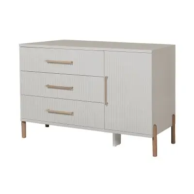 TWF Commode XL 3 Laden 1 Deur Curve bij Baby-Dump
