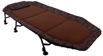 Ultimate BankBase Deluxe Bedchair Camo bij TackleXL