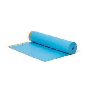 Unifloor BlueFloor ondervloer met vochtscherm 2 mm - Loopgeluid en contactgeluidreducerend - 10dB NSG getest en gecertificeerd - o.a. voor kliklaminaat, klik fineer en PVC klik op HDF drager - 15m2 bij Kwaliteitparket