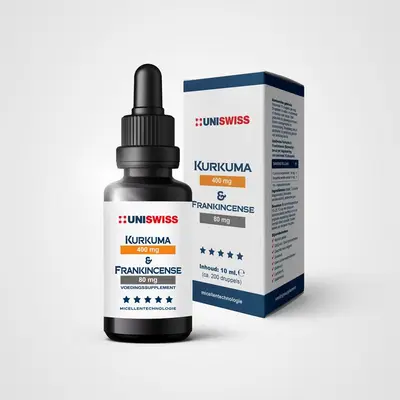 Uniswiss Kurkuma & Frankincense (Boswellia) bij Vitatheek