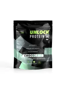 Unlock Protein Chocolate – 800 g – Plantaardige Tuinboneneiwitshake met Whey-achtige Romigheid - Silverback bij Plent