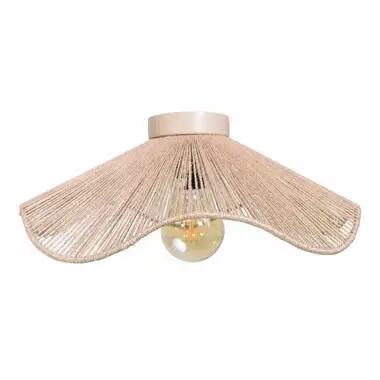Urban Interiors - Plafondlamp - Trivio Jute - Ø40cm bij Leen Bakker