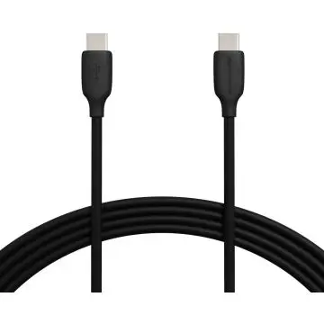 USB-C naar USB-C kabel - 2 meter - zwart bij Mobile Supplies