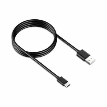 USB-C naar USB kabel - 2 meter - zwart bij Mobile Supplies
