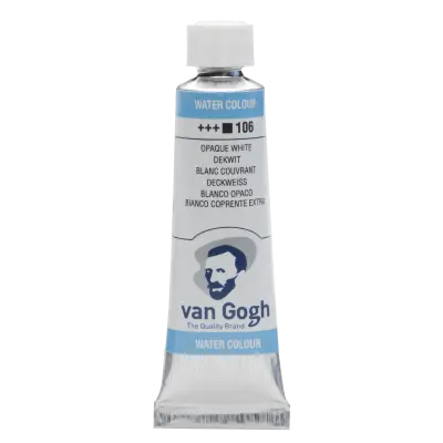 Van Gogh Aquarelverf 106 Wit Extra Dekkend 10 ml bij Verfze