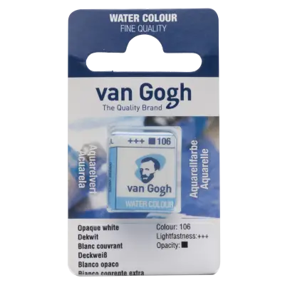 Van Gogh Aquarelverf 106 Wit Extra Dekkend Napje bij Verfze